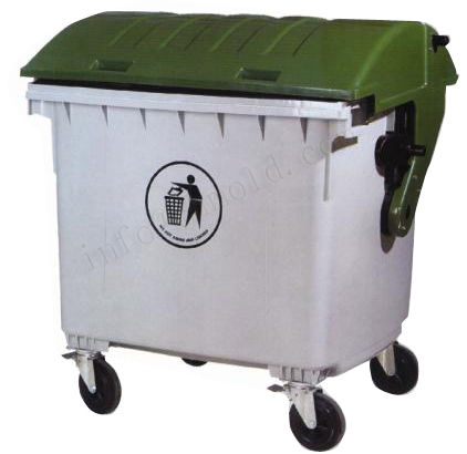 plastic garbage truck mould-284