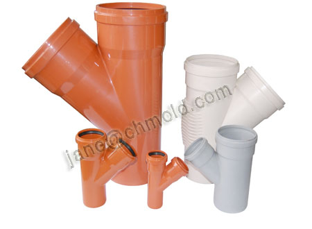 PVC collapsible pipe fitting mould-067