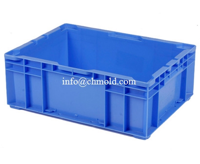 HP Standard Logistics Box Plastic Injection Mould 005