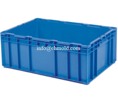 HP Standard Logistics Box Plastic Injection Mould 015