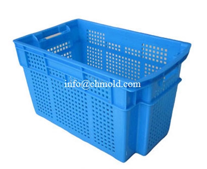 Stackable Plastic Basket Injection Mould 012