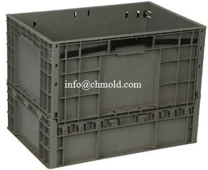Foldable Plastic Box Injection Mould 007