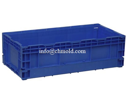 Foldable Plastic Box Injection Mould 009