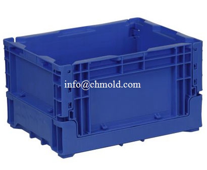 Foldable Plastic Box Injection Mould 017