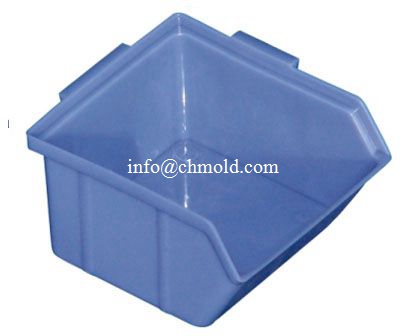 Oblique Plastic Parts Box Injection Mould 001