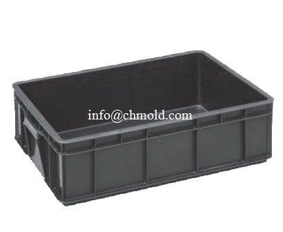 Static-free Plastic Crate Injection Mould 027