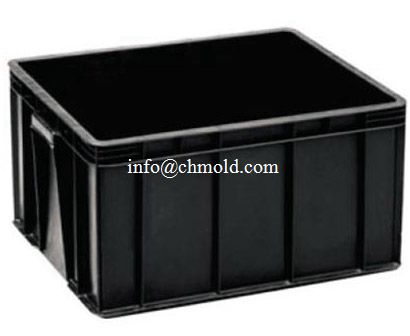 Static-free Plastic Crate Injection Mould 031