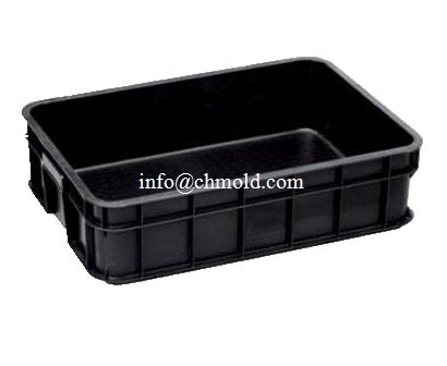 Static-free Plastic Crate Injection Mould 032