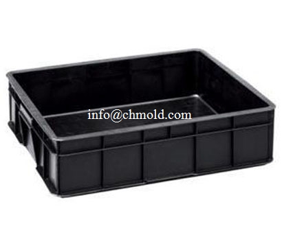 Static-free Plastic Crate Injection Mould 036