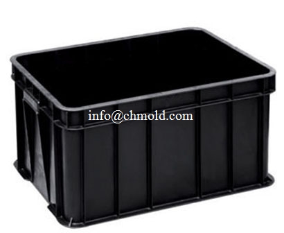 Static-free Plastic Crate Injection Mould 037