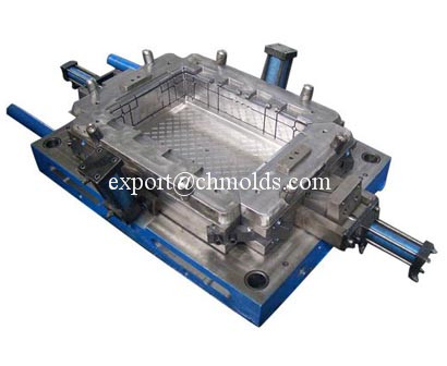Bread and Food Plastic Crate Injection Mould 023