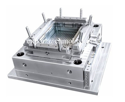 Bread and Food Plastic Crate Injection Mould 025